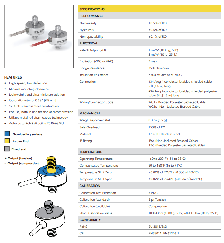 LCM100-5lb稱(chēng)重傳感器